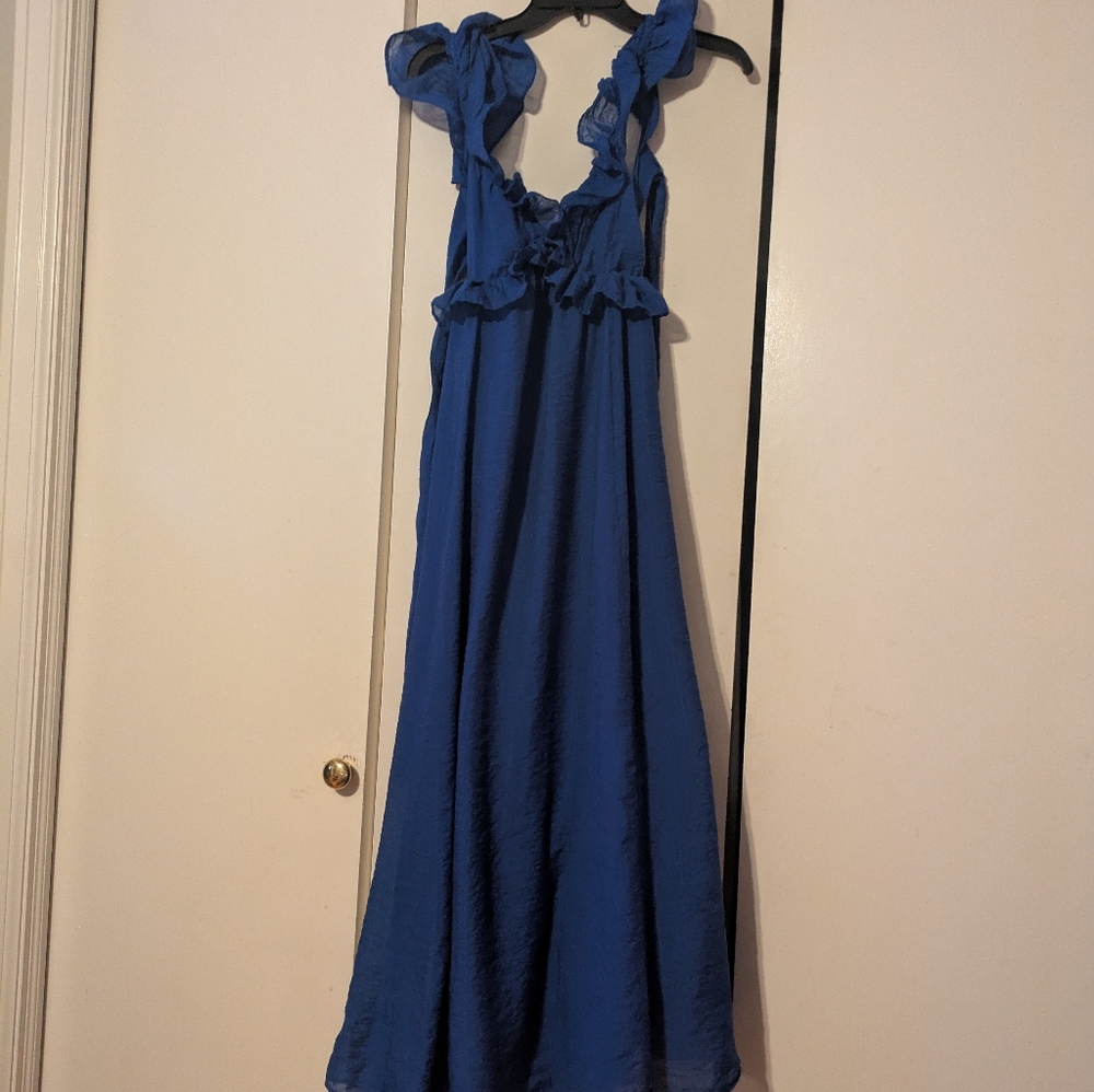 H&M Blue Maxi Dress